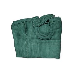 Longaberger SM Boardwalk Basket Liner Paprika Green Button Closure New #2803127